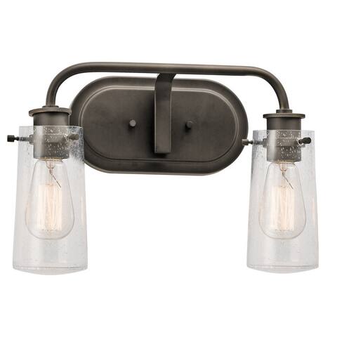 Kichler Lighting Braelyn Collection 2-light Olde Bronze Bath/Vanity Light