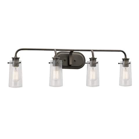 Kichler Lighting Braelyn Collection 4-light Olde Bronze Bath/Vanity Light