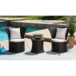 Wicker Rustic Outdoor Bistro Sets Online At Our Abbyson Cameron Outdoor 3 Piece Bistro Set