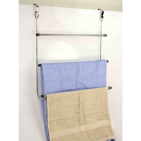 Home Basics 3-Tier Over-The-Door Towel Rack