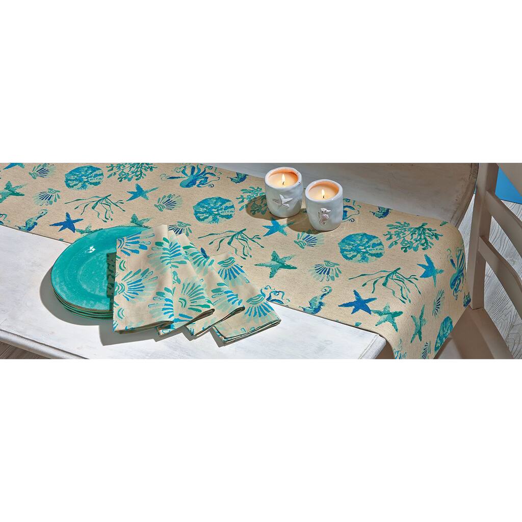 TAG Aqua Sea Shell Napkin (Set of 4)