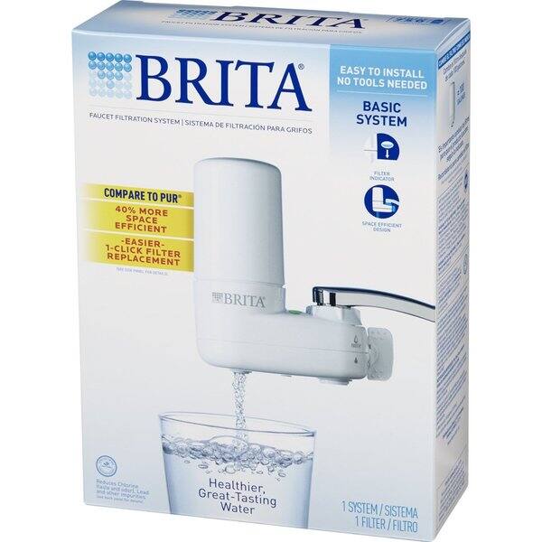 Shop Brita Basic On Tap Faucet Water Filter System Overstock