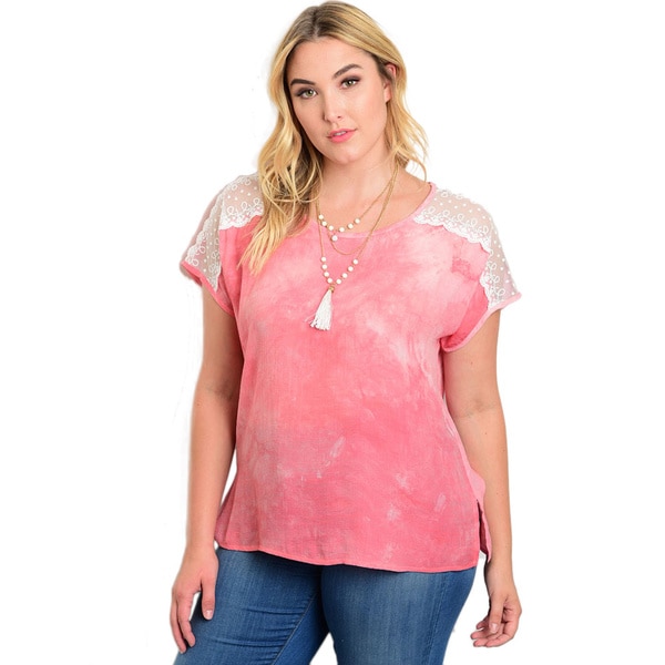 Shop Shop the Trends Women's Multicolor Polyester Plus Size Short