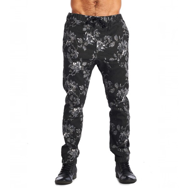 mens patterned joggers