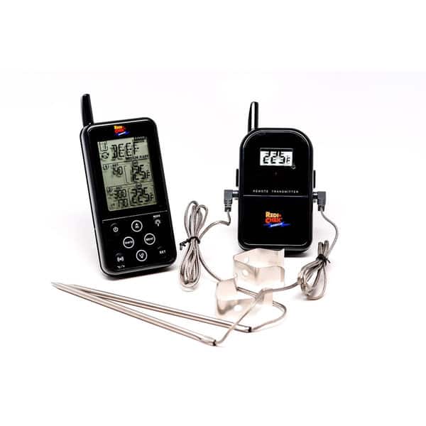 Maverick ET 733 Gray Long Range Wireless Dual Probe BBQ Smoker Meat  Thermometer Set