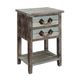 preview thumbnail 2 of 0, Somette Two Drawer Accent Table, Islander Multicolor - 18"L x 13"W x 26"H