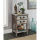 preview thumbnail 1 of 0, Somette Two Drawer Accent Table, Islander Multicolor - 18"L x 13"W x 26"H