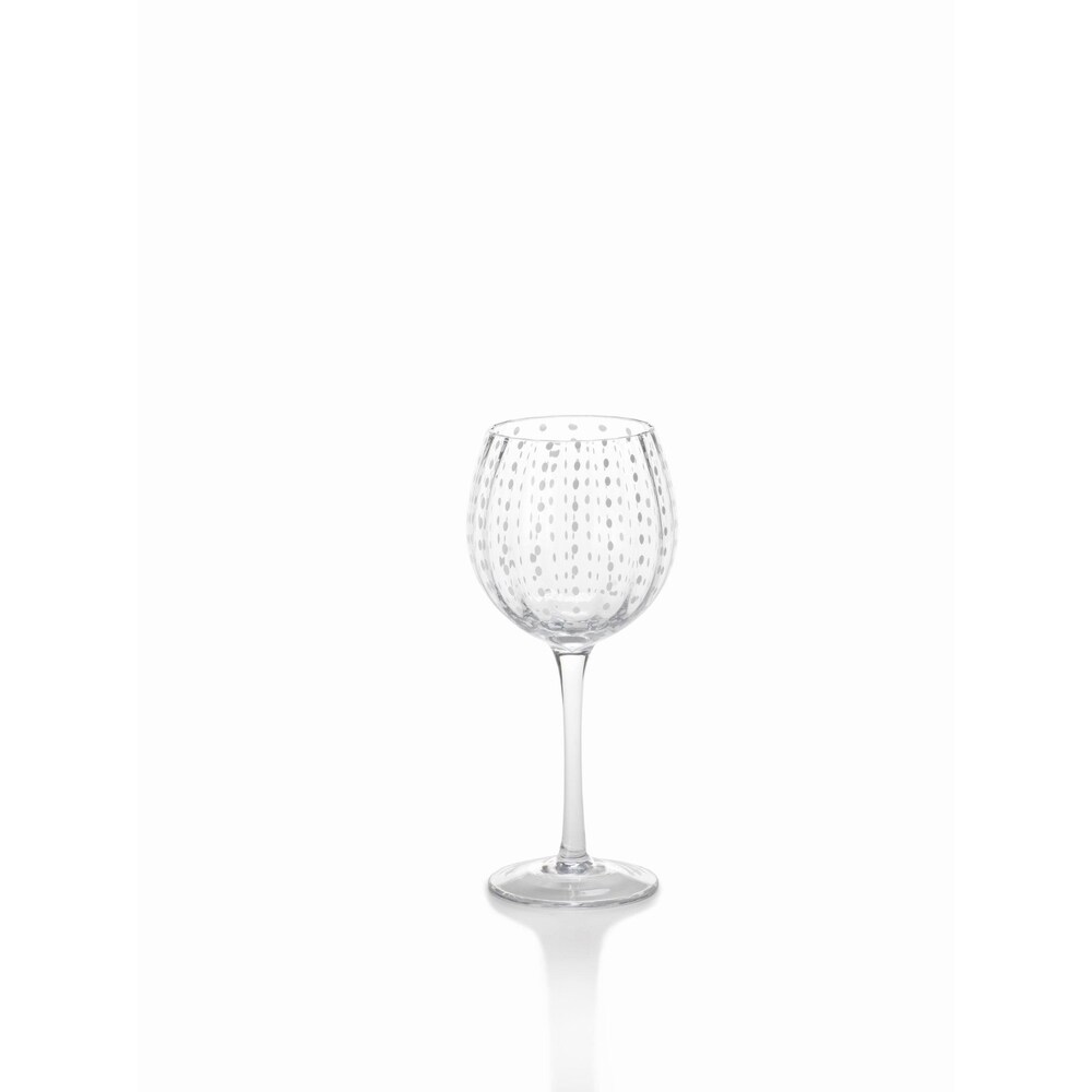 Zodax Apertivo Triangular Wine Glasses - Charlotte's Web Monogramming &  Gifts