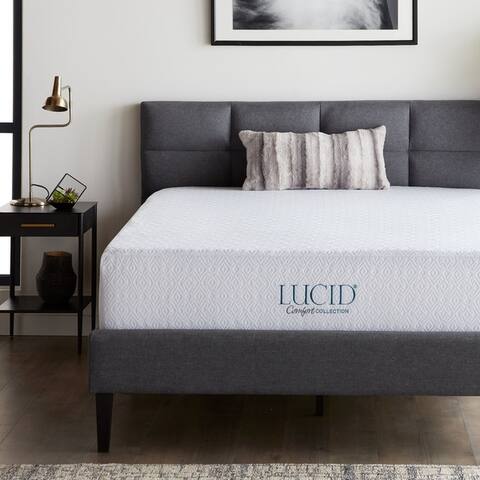 LUCID Comfort Collection 12-inch Gel Memory Foam Mattress