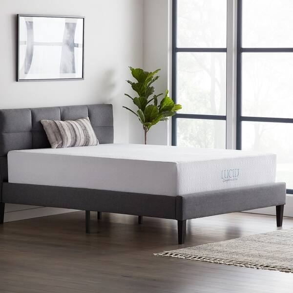 Shop Lucid Comfort Collection 12 Inch Medium Firm Gel Memory Foam