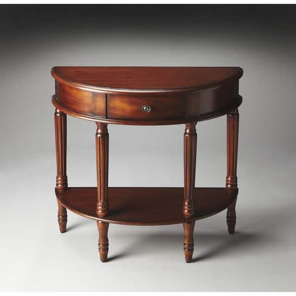 Butler Mozart Madrid Brown Demilune Console Table Bed Bath & Beyond