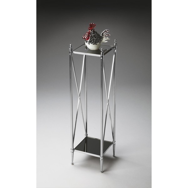 Butler Nickel Pedestal Plant Stand Free Shipping Today Butler Nickel Pedestal Plant Stand Free Shipping Today 12079219