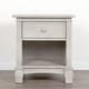 preview thumbnail 3 of 1, Evolur Cheyenne Santa Fe Collection Grey Wood Nightstand