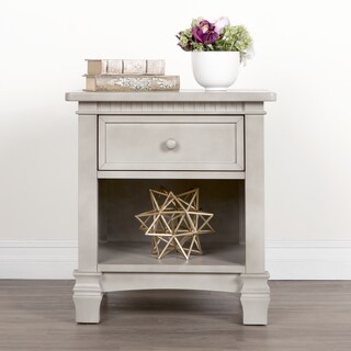 Evolur Cheyenne Santa Fe Collection Grey Wood Nightstand