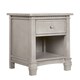 preview thumbnail 2 of 1, Evolur Cheyenne Santa Fe Collection Grey Wood Nightstand