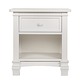 preview thumbnail 2 of 2, Evolur Cheyenne Santa Fe Collection White Wood Nightstand