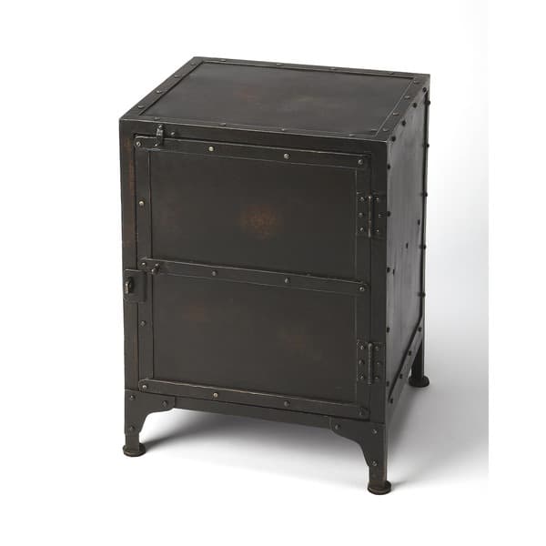 Shop Black Friday Deals On Handmade Owen Industrial Nightstand End Table India Overstock 12079243