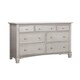 preview thumbnail 2 of 1, Evolur Cheyenne and Santa Fe Grey Wood Double Dresser