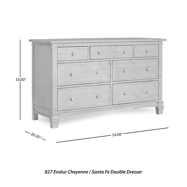 Evolur Santa Fe Double Dresser