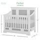 preview thumbnail 6 of 9, Evolur Parker 5 in 1 Convertible Crib