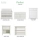 preview thumbnail 10 of 9, Evolur Parker 5 in 1 Convertible Crib