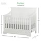 preview thumbnail 6 of 9, Evolur Parker 5 in 1 Convertible Crib