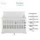 preview thumbnail 7 of 9, Evolur Parker 5 in 1 Convertible Crib