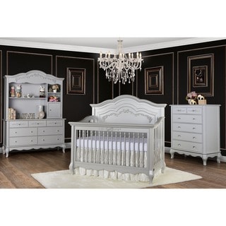 Evolur Aurora 5 in 1 Convertible Crib - Grey