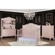 preview thumbnail 6 of 11, Evolur Aurora 5 in 1 Convertible Crib - Pink