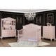 preview thumbnail 2 of 11, Evolur Aurora 5 in 1 Convertible Crib - Pink