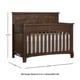 preview thumbnail 6 of 11, Evolur Santa Fe Storm Grey 5-in-1 Convertible Crib