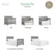 preview thumbnail 9 of 11, Evolur Santa Fe Storm Grey 5-in-1 Convertible Crib