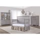 preview thumbnail 4 of 11, Evolur Santa Fe Storm Grey 5-in-1 Convertible Crib