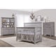 preview thumbnail 2 of 11, Evolur Santa Fe Storm Grey 5-in-1 Convertible Crib