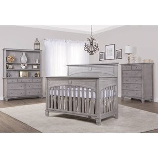 Evolur Santa Fe Storm Grey 5-in-1 Convertible Crib