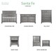 preview thumbnail 12 of 11, Evolur Santa Fe Storm Grey 5-in-1 Convertible Crib