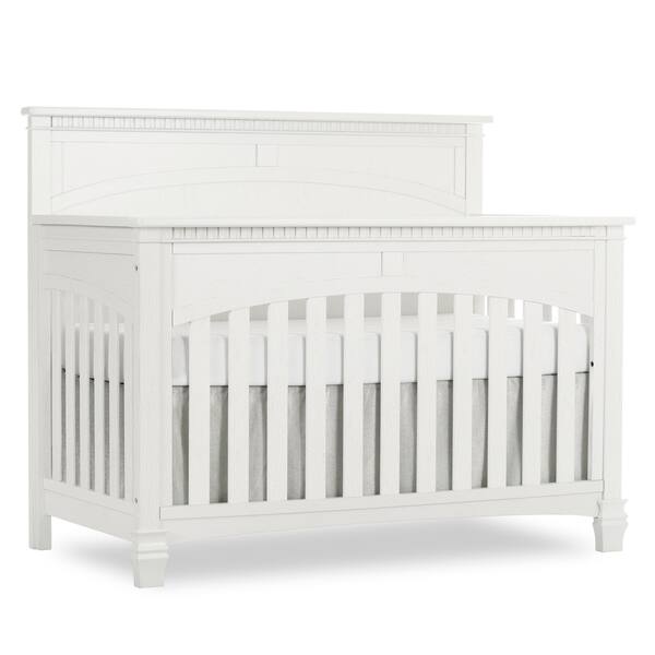 Shop Evolur Santa Fe Distressed White 5 In 1 Convertible Crib