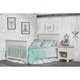 preview thumbnail 12 of 11, Evolur Santa Fe Distressed White 5 in 1 Convertible Crib