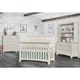 preview thumbnail 4 of 11, Evolur Santa Fe Distressed White 5 in 1 Convertible Crib