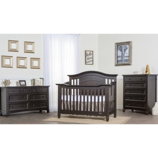 Evolur Fairbanks Cafe Noir 5-in-1 Convertible Crib