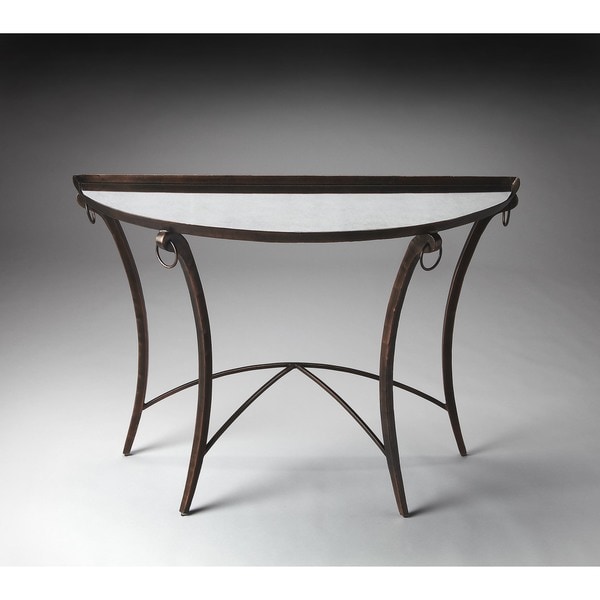Handmade Butler Marilyn Metal Mirrored Demilune Console Table Handmade Butler Marilyn Metal Mirrored Demilune Console Table Philippines
