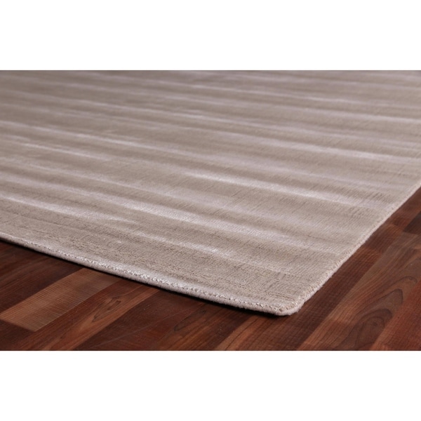 Exquisite Rugs Super Gem Chenille New Zealand Wool and Bamboo Silk Rug - 12' x 15'