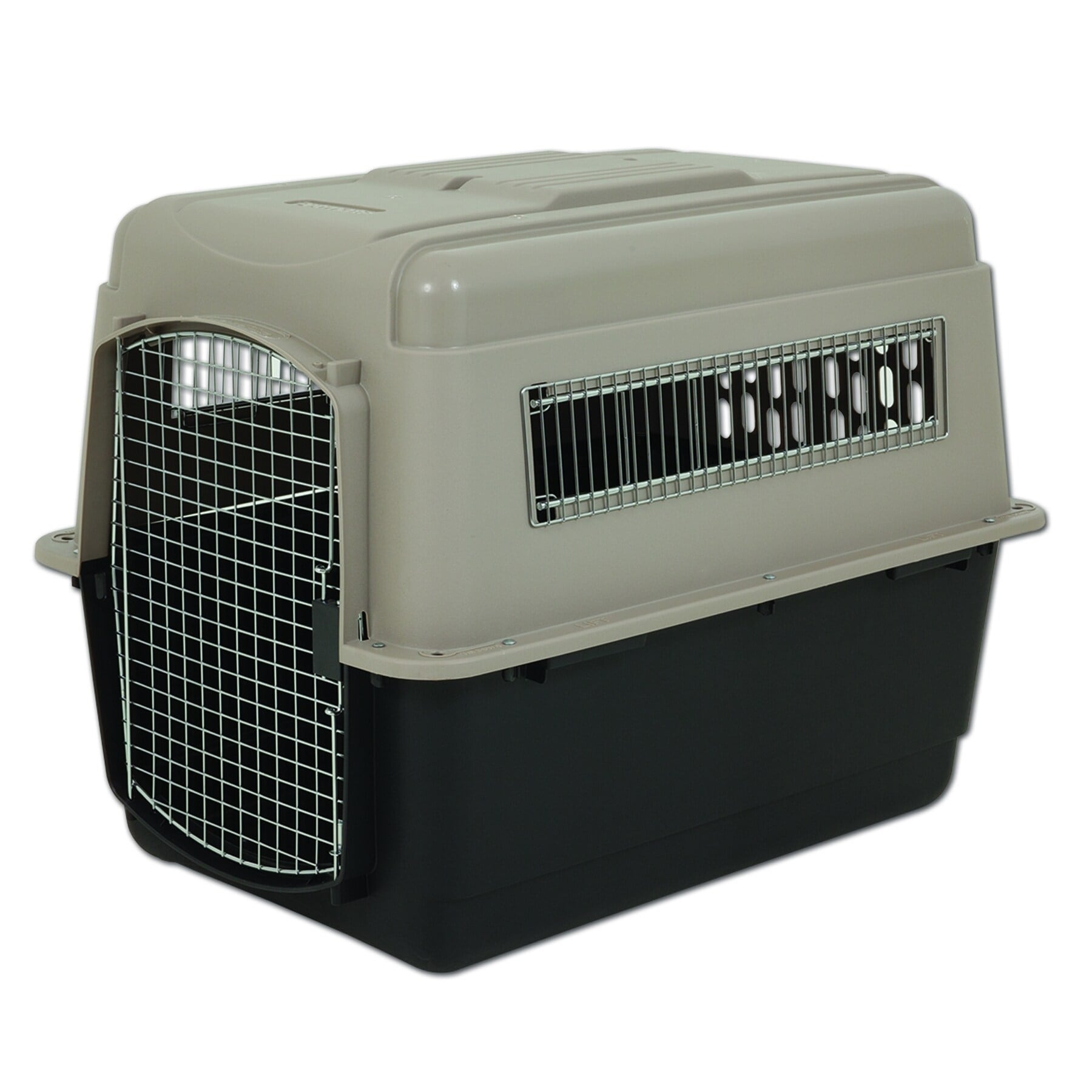 【user_13560223】Petmate Vari Kennel Petmate Ultra Vari Black, Tan Metal Dog Kennel and Crate - Bed