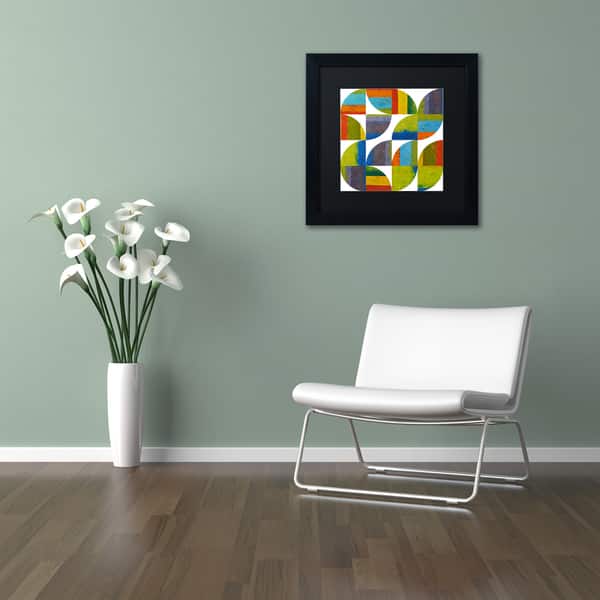 Michelle Calkins Quarter Rounds 4 0 Matted Framed Art Overstock 12086045