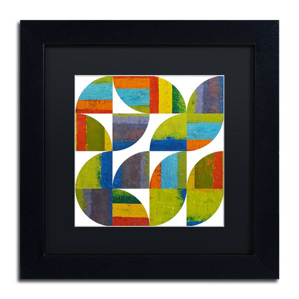 Michelle Calkins Quarter Rounds 4 0 Matted Framed Art Overstock 12086045