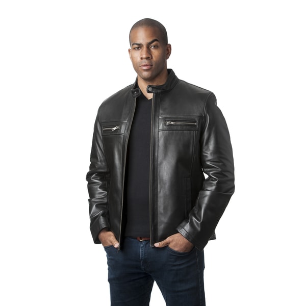 Men's Mason & Cooper Black Lambskin Jacket