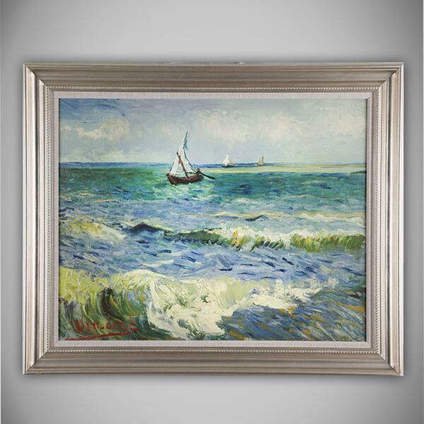 Vincent Van Gogh 'Seascape at Saintes-Maries' Canvas Art - Bed Bath &  Beyond - 12087473