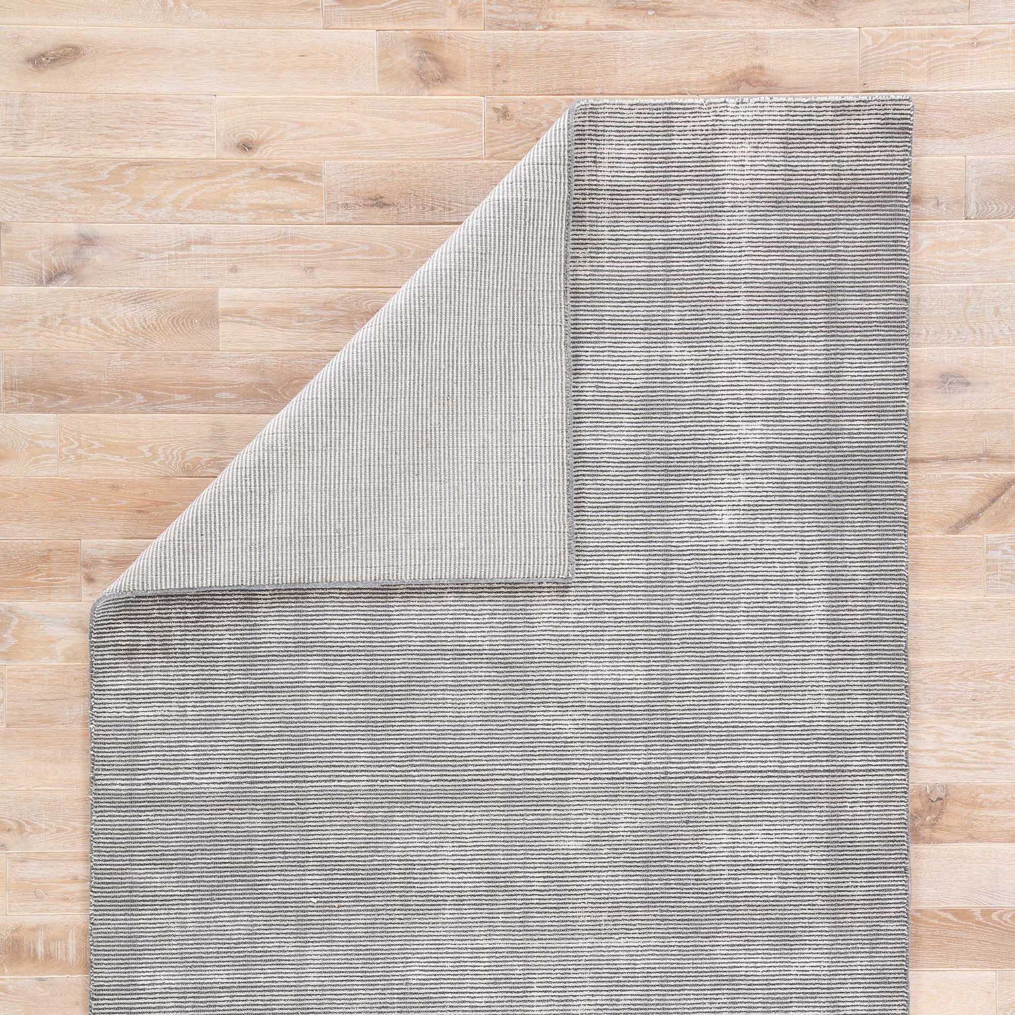 Titus Handmade Solid Blue/ Gray Area Rug (9' X 13') - 9' x 13