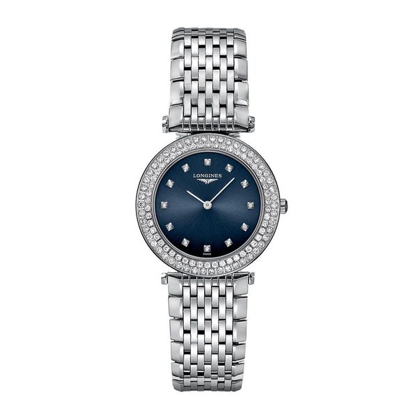 Longines Women's L43080976 'La Grandes Classiques Flagship' Diamond Stainless Steel Watch. Opens flyout.
