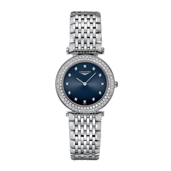 Longines Women S L43080976 La Grandes Classiques Flagship Diamond Stainless Steel Watch On Sale Overstock 12088679